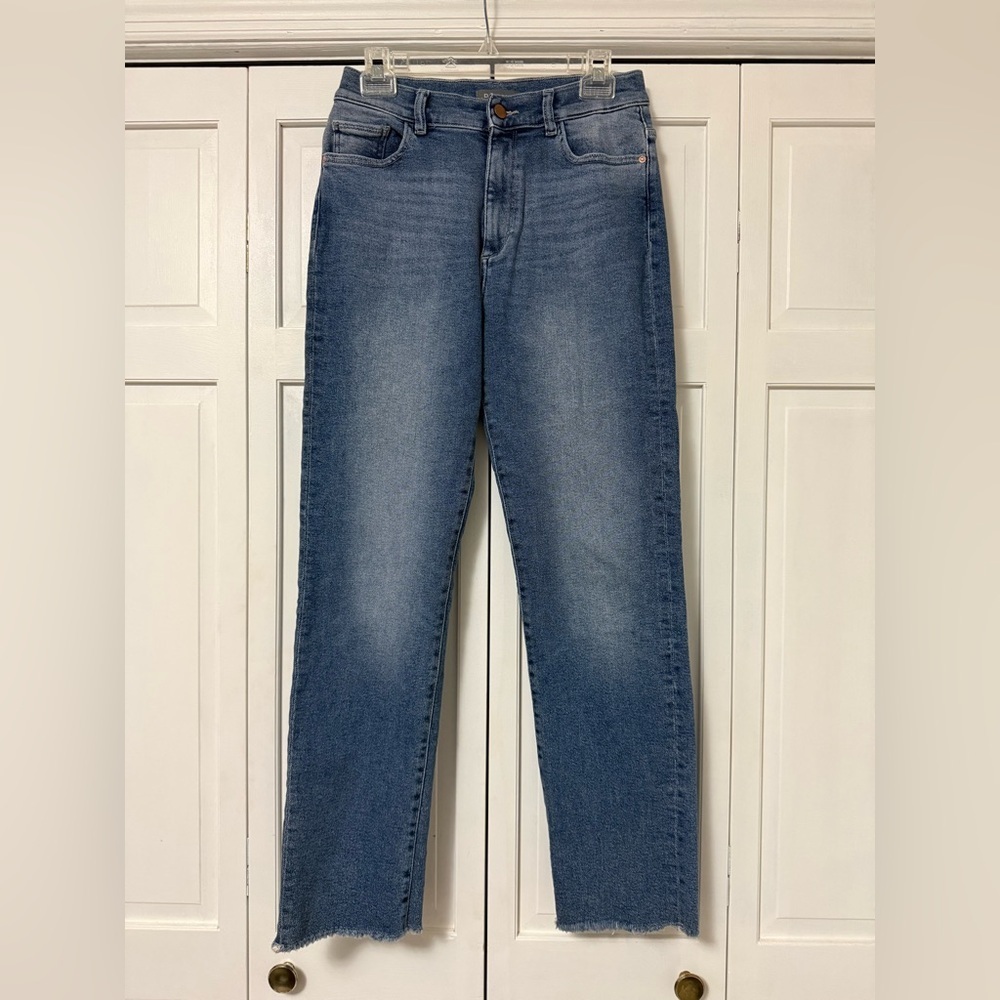 DL1961 MARA ANKLE High Rise Instasculpt Straight Monclair Denim Jeans Size 30